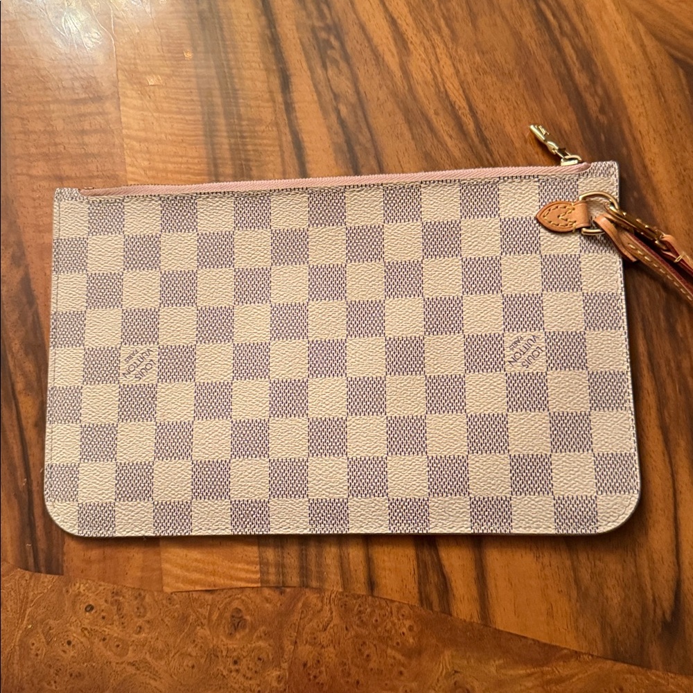 Louis Vuitton Damier Azur Wristlet Clutch - Picture 13 of 15